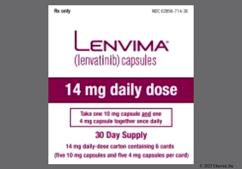 Lenvima Coupon - Lenvima 60 capsules of 14mg per day dose pack