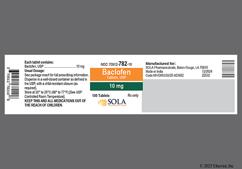 White Round 024 - Baclofen 10mg Tablet