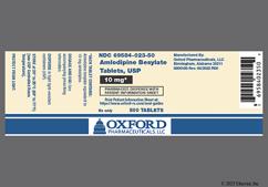 White Round 023 And O - Amlodipine Besylate 10mg Tablet