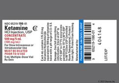 yellow - Ketamine Hydrochloride 500mg / 5mL Solution for Injection