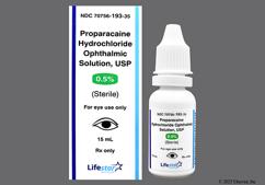 colorless - Proparacaine Hydrochloride 0.5% Ophthalmic Solution
