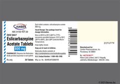 Eslicarbazepine Coupon - Eslicarbazepine 800mg tablet
