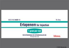 white - Ertapenem Sodium 1g Powder for Injection