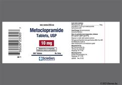 White Round 346 - Metoclopramide Hydrochloride 10mg Tablet