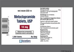 White Round 346 - Metoclopramide Hydrochloride 10mg Tablet
