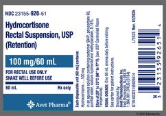 white - Hydrocortisone 100mg / 60mL Rectal Suspension (Retention)