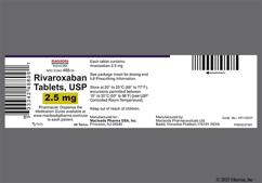 Yellow Round J 7 - Rivaroxaban 2.5mg Tablet