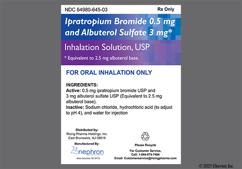 colorless - Ipratropium Bromide / Albuterol Sulfate 0.5mg-3mg / 3mL Solution for Inhalation