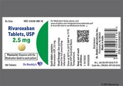 Yellow Round 2.5 - Rivaroxaban 2.5mg Tablet