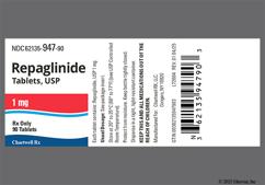 Yellow Round 252 And Ce - Repaglinide 1mg Tablet