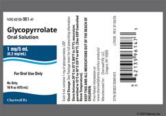 colorless - Glycopyrrolate 1mg / 5mL Solution