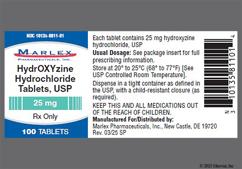 White Round N6 - Hydroxyzine Hydrochloride 25mg Tablet