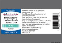 White Round N6 - Hydroxyzine Hydrochloride 25mg Tablet