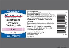 White Round N 11 - Benztropine Mesylate 2mg Tablet