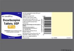 Brown Oval V And 7 7 - Oxcarbazepine 300mg Tablet