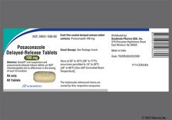Yellow Oblong P And 100 - Posaconazole 100mg Delayed-Release Tablet