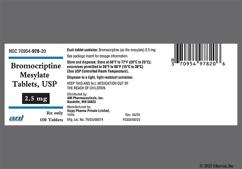 White Round E 280 And 2.5 - Bromocriptine Mesylate 2.5mg Tablet