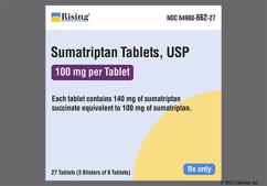 Sumatriptan Coupon - Sumatriptan 27 tablets of 100mg dose pack