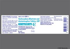 Hydrocodone / Acetaminophen Coupon - Hydrocodone / Acetaminophen 2.5mg / 325mg tablet