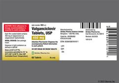 Pink Oval E114 - Valganciclovir 450mg Tablet