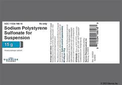 Sodium Polystyrene Sulfonate Coupon - Sodium Polystyrene Sulfonate 15g bottle of powder