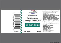 Yellow Round 672 - Carbidopa / Levodopa 25mg-100mg Tablet