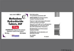 White Round Asc 116 - Methadone Hydrochloride 10mg Tablet