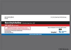 Succinylcholine Coupon - Succinylcholine 10ml of 200mg/10ml vial