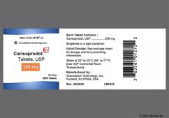 White Round E 17 - Carisoprodol 350mg Tablet