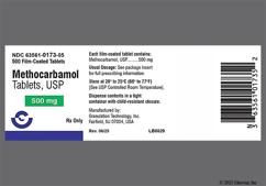 White Round G173 - Methocarbamol 500mg Tablet