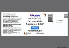 Yellow 106 - Benzonatate 200mg Liquid Filled Capsule