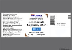 Yellow 106 - Benzonatate 200mg Liquid Filled Capsule