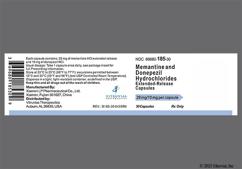 Blue Lpmd 28 / 10 - Memantine / Donepezil Hydrochloride 28mg-10mg Extended-Release Capsule