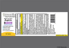 Yellow Round 81 - Aspirin Adult Low Dose 81mg Enteric Coated Tablet