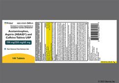 White Round S7 - Acetaminophen / Aspirin / Caffeine 250mg-250mg-65mg Tablet