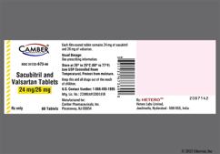 White Oval H And S24 - Sacubitril / Valsartan 24mg-26mg Tablet