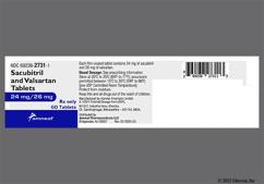 Purple And White Oval Sav 001 - Sacubitril / Valsartan 24mg-26mg Tablet