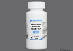 White Oblong Ii C - Methenamine Hippurate 1g Tablet