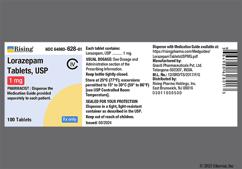 White Round 64 - Lorazepam 1mg Tablet