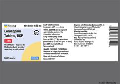 White Round 64 - Lorazepam 1mg Tablet