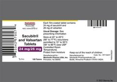 White Oval J13 - Sacubitril / Valsartan 24mg-26mg Tablet