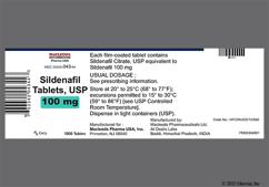 White Diamond Cl37 - Sildenafil Citrate 100mg Tablet