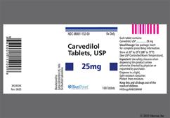White Round Zc42 - Carvedilol 25mg Tablet