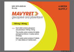 Pink Oblong Nxt - MAVYRET 100mg-40mg Tablet