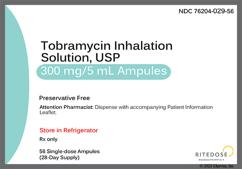 yellow - Tobramycin 300mg / 5mL Solution for Inhalation