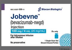 Jobevne Coupon - Jobevne 4ml of 100mg/4ml vial