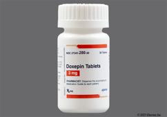 White Round D7 - Doxepin Hydrochloride 3mg Tablet