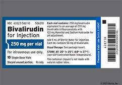 white - Bivalirudin 250mg Powder for Injection