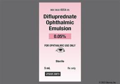 white - Difluprednate 0.05% Ophthalmic Emulsion