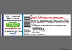yellow-orange - Rocuronium Bromide 50mg / 5mL Solution for Injection